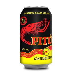 Cachaça Pitu Lata 350 ml PCT C/ 12