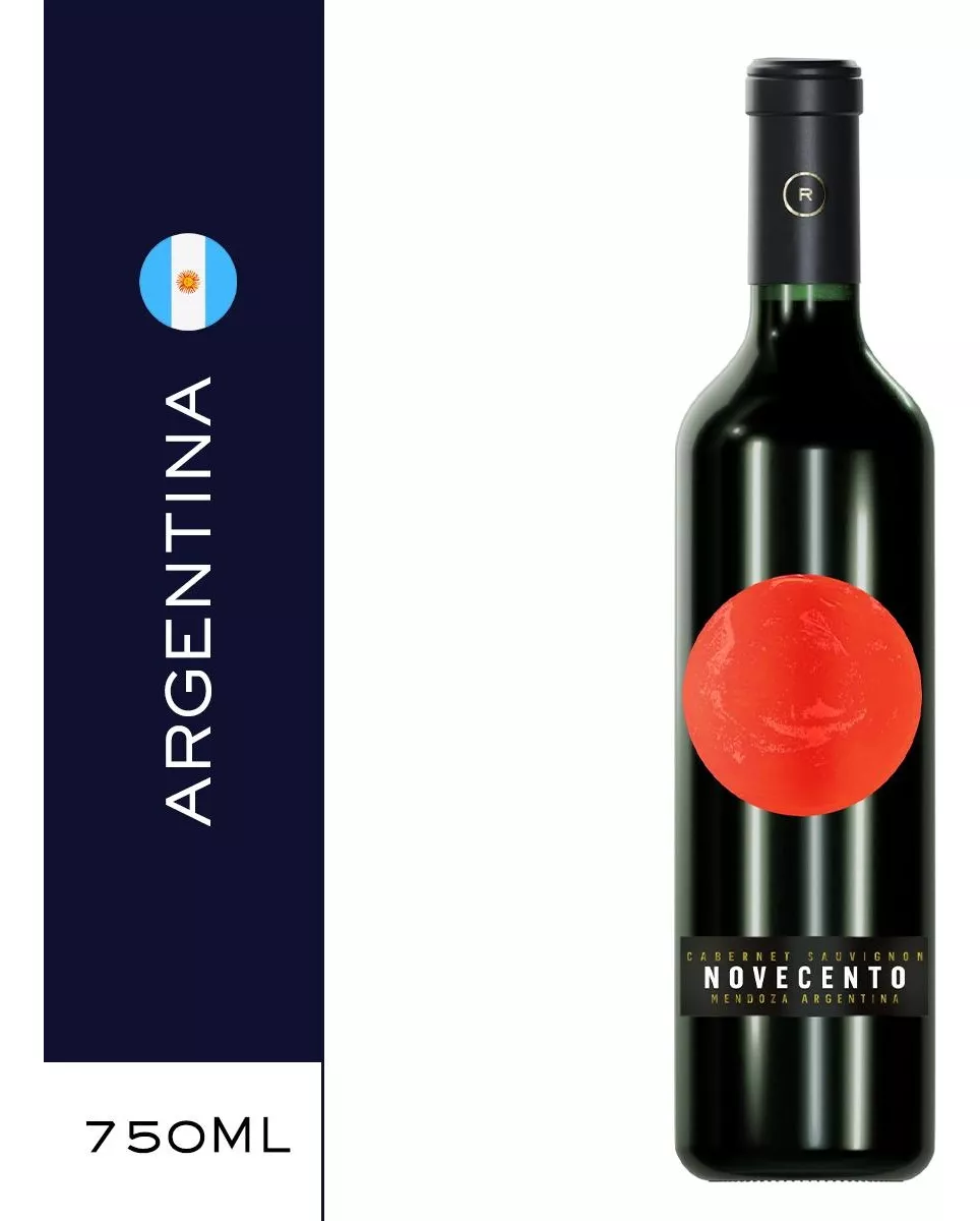 Novecento Vinho Arg Cabernet Sauvi 750ml