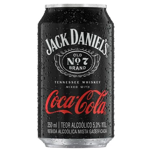 Bebida Mista Alcoólica Gaseificada Old No. 7 Cola Jack Daniel's Lata 330ml