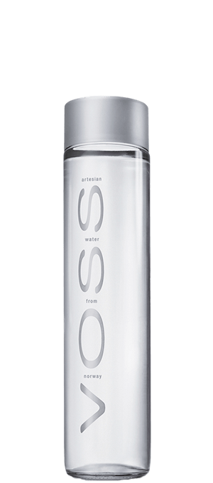 Água VOSS com gás - Garrafa de Vidro de 375 ml