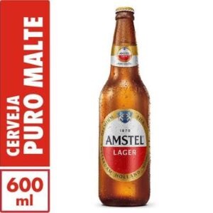 Cerveja Amstel Lager Garrafa 600ml